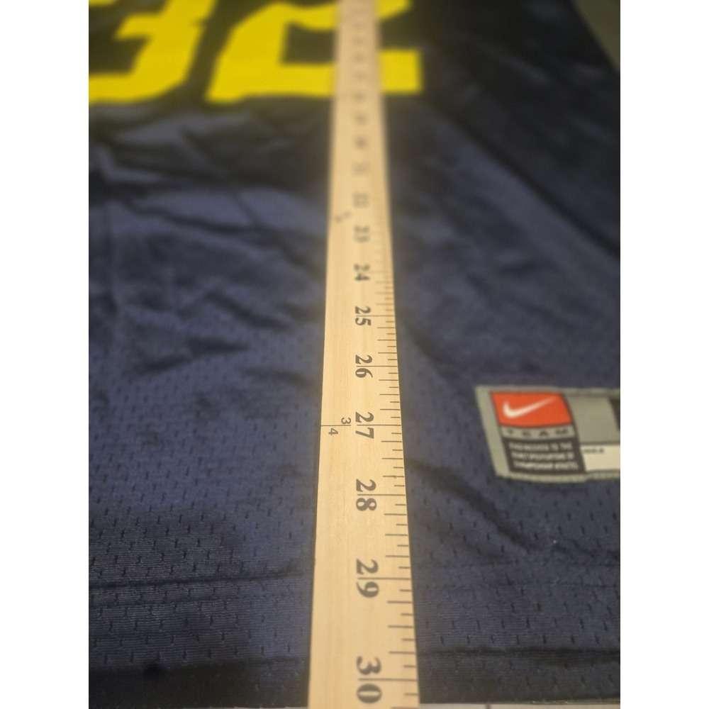 Nike Team Michigan Wolverines #32 Football Jersey Men's Medium Navy Yellow Mesh - Picture 7 of 7